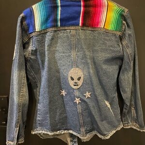 Lucha Libre jean jacket from Mexico